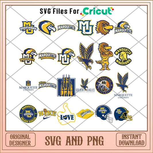 Marquette Golden svg, Marquette Golden svg bundle, NCAA svg
