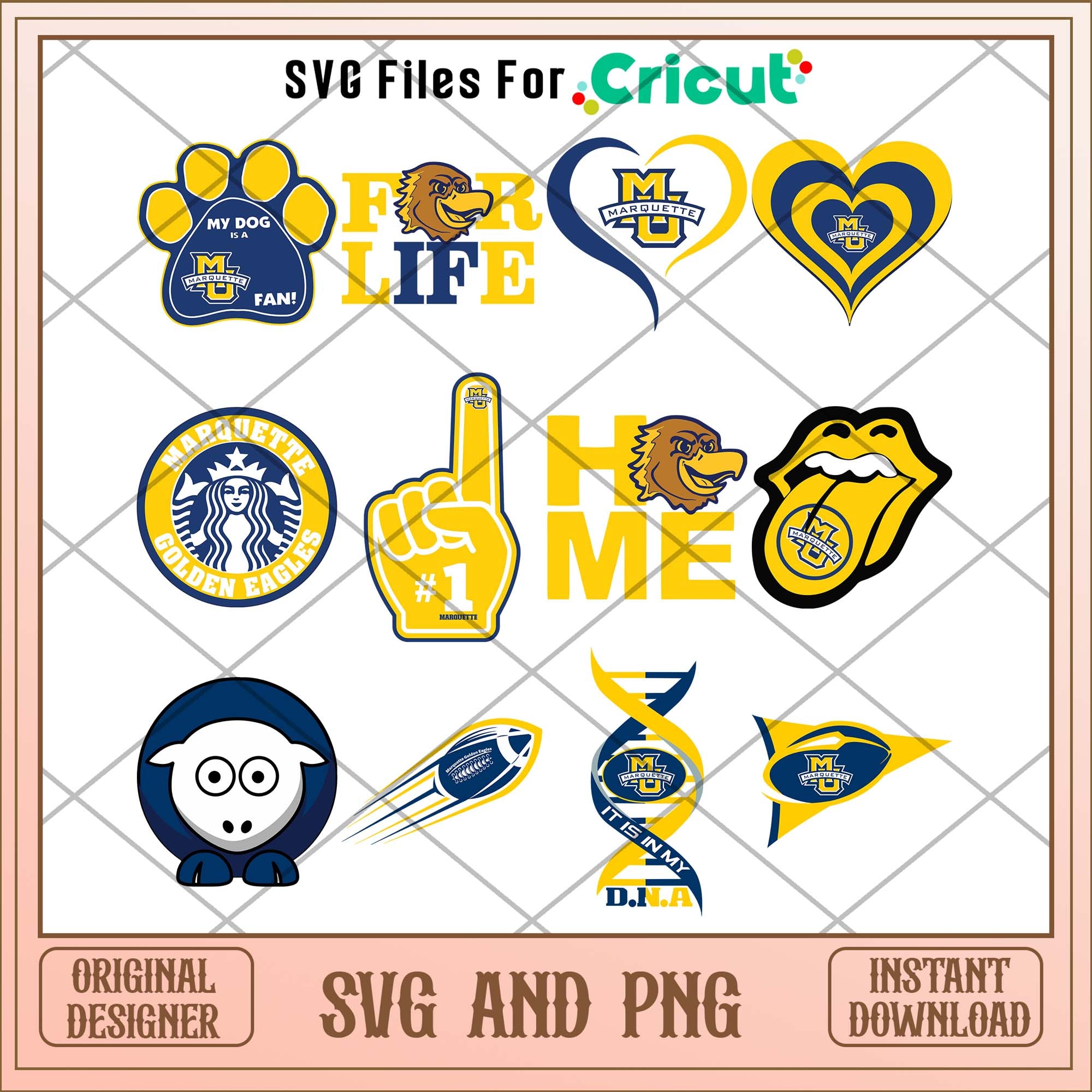 Marquette Golden hand svg, Marquette Golden svg bundle, NCAA svg – svg ...