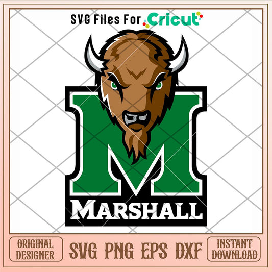 Marshall Thundering Herd Logo Svg, Marshall Thundering Herd Svg, NCAA Svg