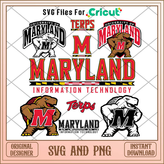 Maryland Terrapins svg, Maryland Terrapins svg bundle, NCAA svg