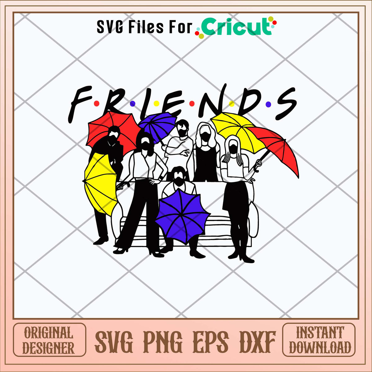 Mask Friends Tv Show Svg – svg files for cricut