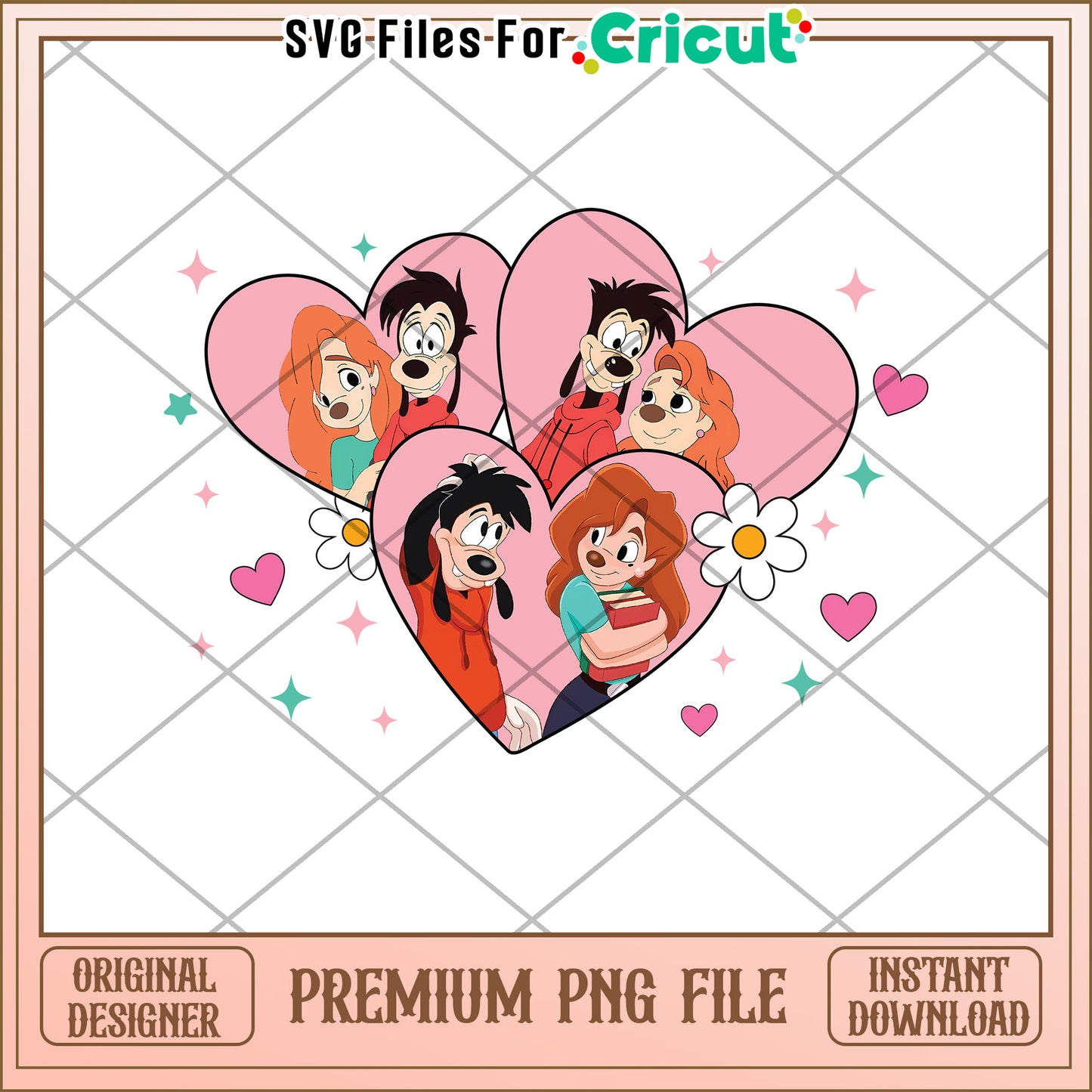 Max & Roxanne PNG Cricut File