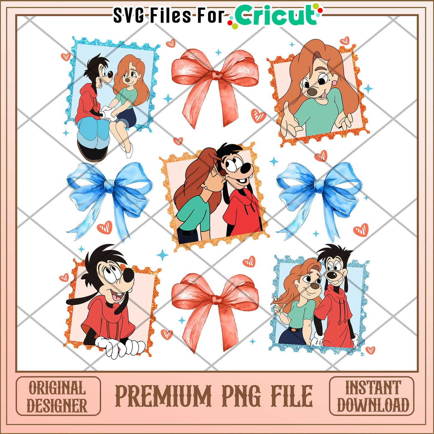 Max & Roxanne PNG Sublimation Design