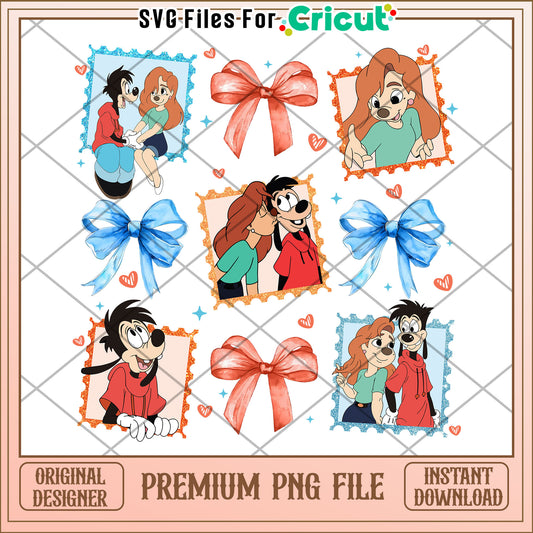 Max & Roxanne PNG Sublimation Design