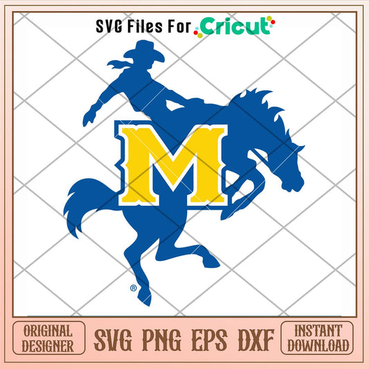 McNeese State Cowboys Logo Svg, McNeese State Cowboys Svg, NCAA Svg