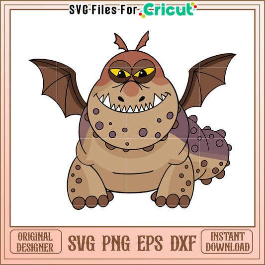 Meatlug svg, how to train your dragon movie svg, cute dragons svg