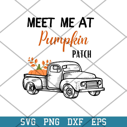 Meet Me At Pumpkin Patch Svg, Halloween Svg-Svgfilesforcricut