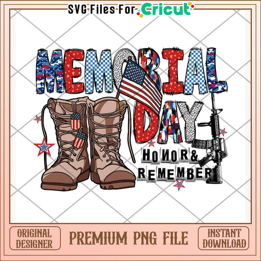 Memorial day honnor and remember png, america i love​ png, red white and blue png