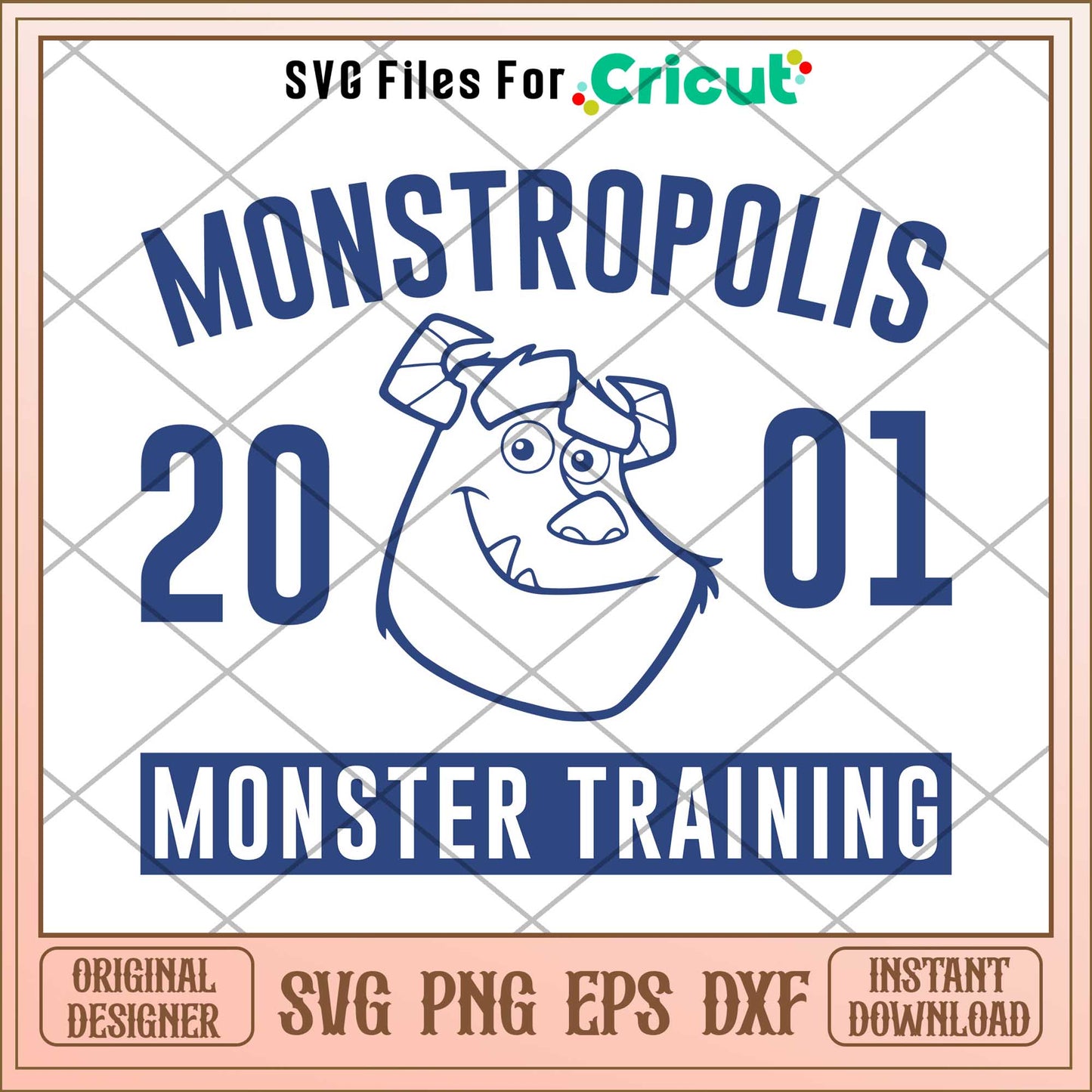 Men's Monstropolis 2001 Monsters Inc. Training svg,  monsters inc svg, Digital dowload