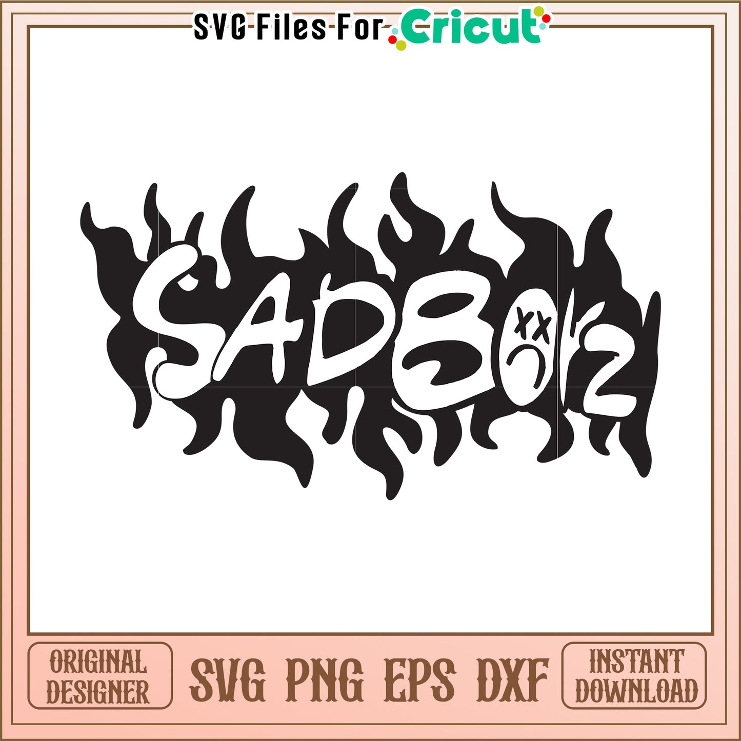 Mente positiva sad boyz svg, sad boy aesthetic svg, positive mindset streetwear svg