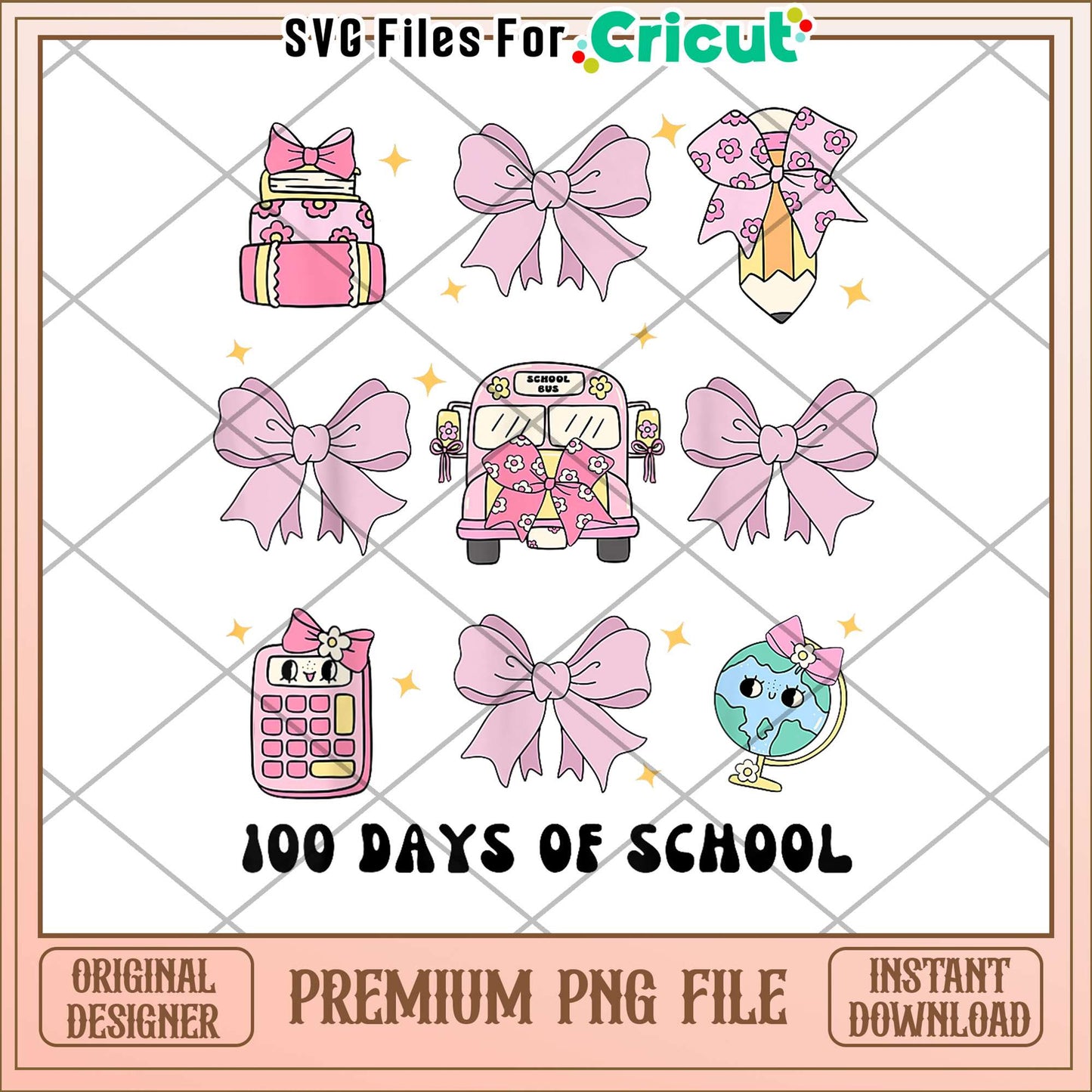 Merch 100 Day of School Coquette Bow Teacher 100th Day Kids Girls T-Shirt