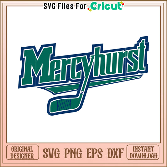 Mercyhurst hockey logo SVG design for Cricut, instant download PNG EPS DXF files