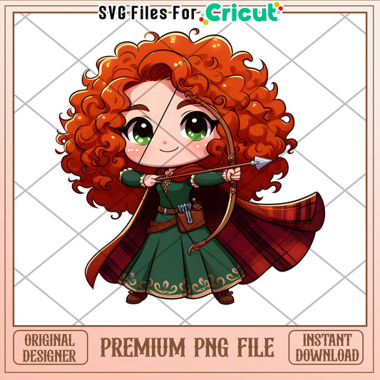 Merida PNG Premium Cricut Design