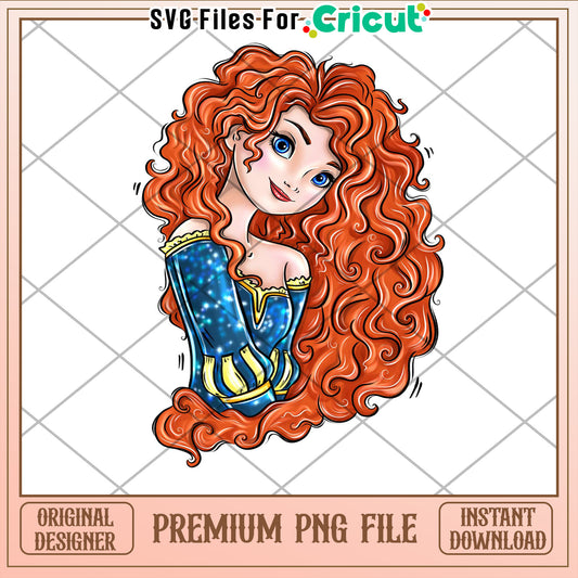 Merida PNG Sublimation Design Instant Download