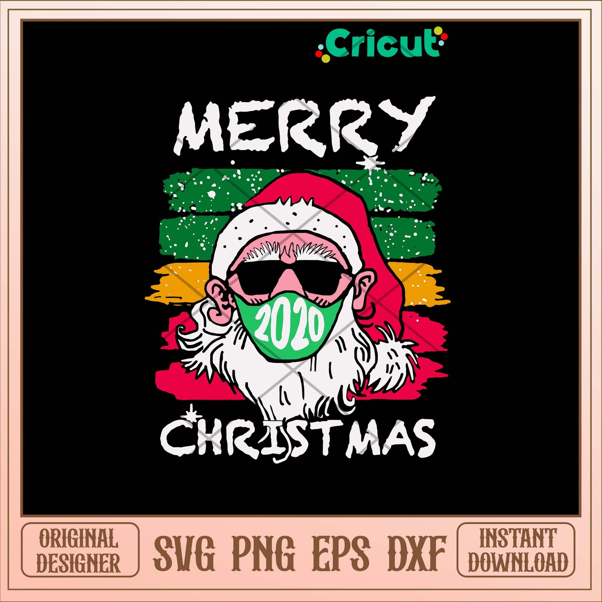 Merry Christmas 2020 Svg, Santa Claus Svg-Svgfilesforcricut