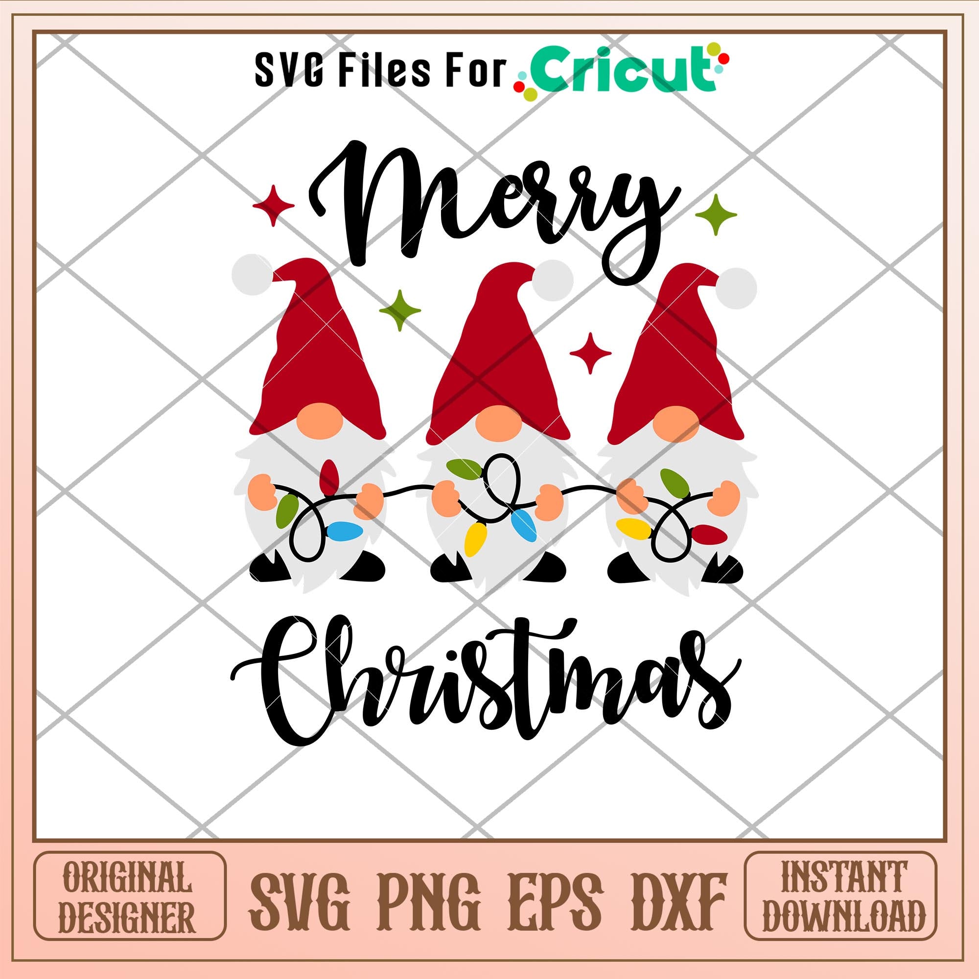 Merry Christmas Gnomes, Merry Christmas Gnomes Svg – svg files for cricut