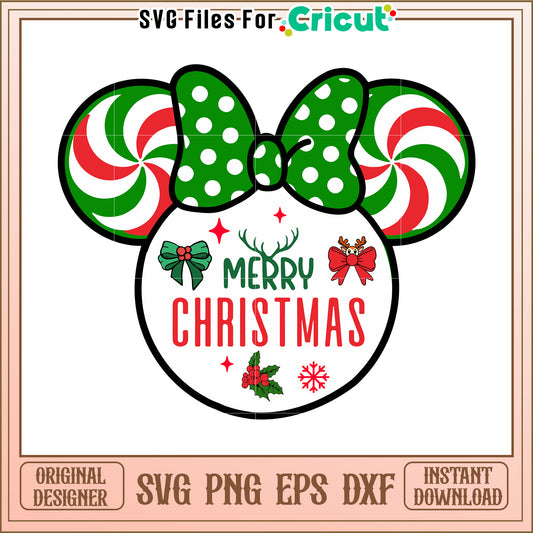 Merry Christmas SVG Design Instant Download