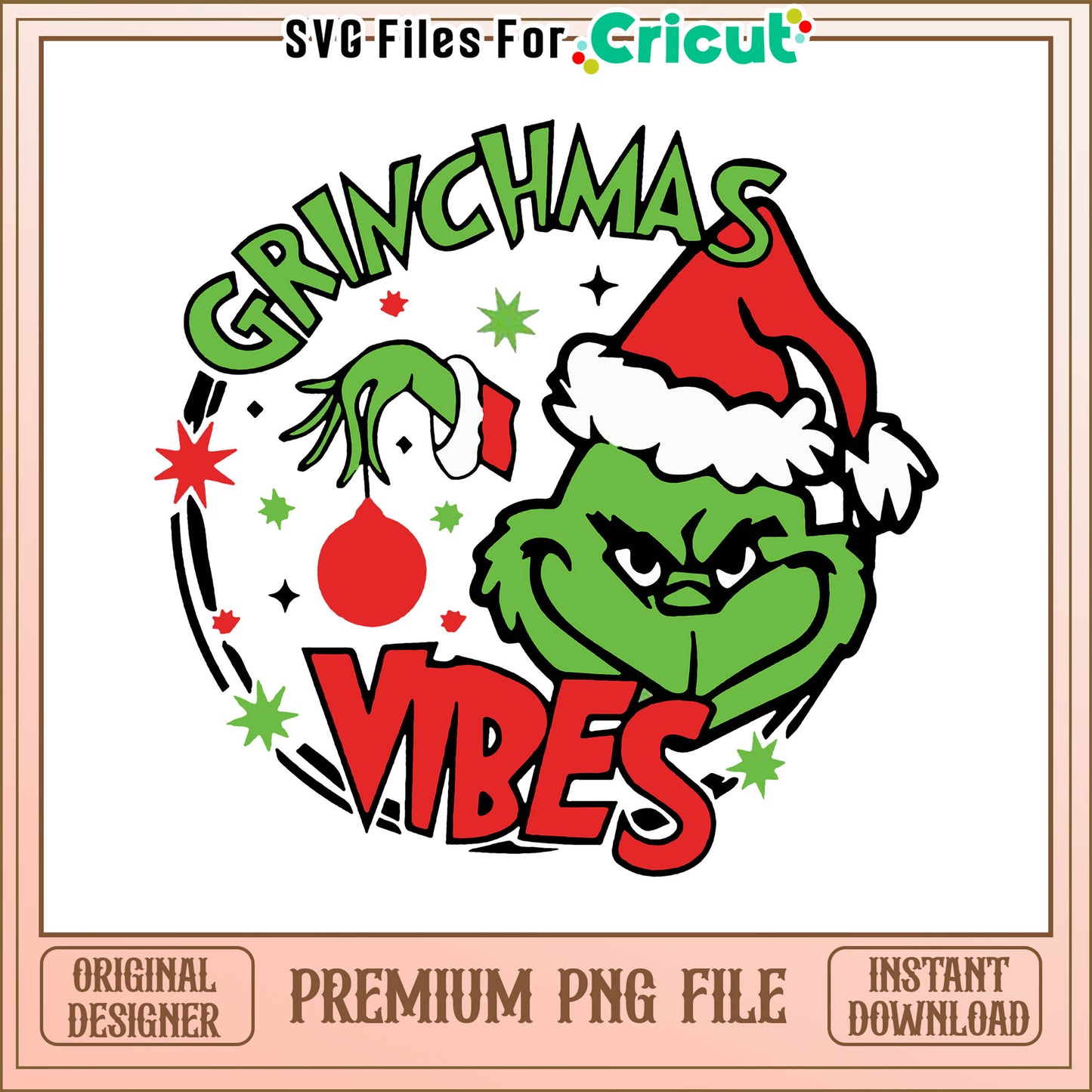 Merry Grinch christmas vibes stolen png, the grinch stole christmas png