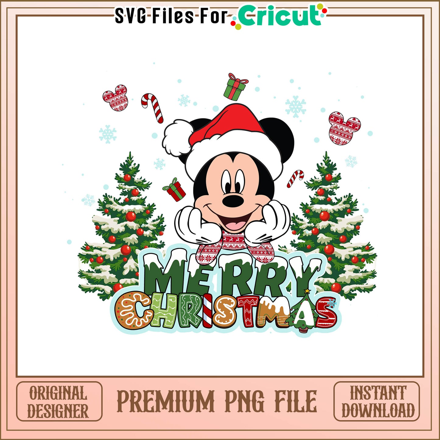 Merry christmas mickey mouse pine tree png​, disney mickey mouse png