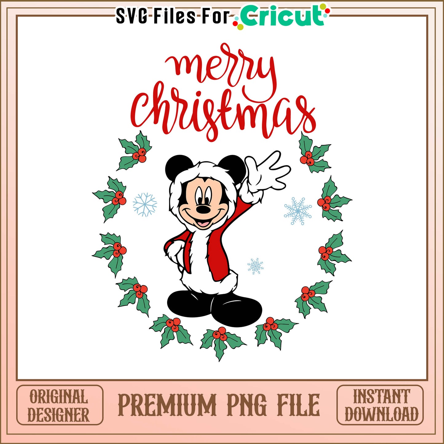 Merry christmas mickey mouse png, mickey mouse christmas​ png