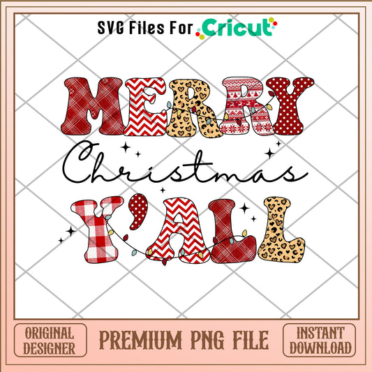 Merry christmas y'all png, merry christmas vacation png