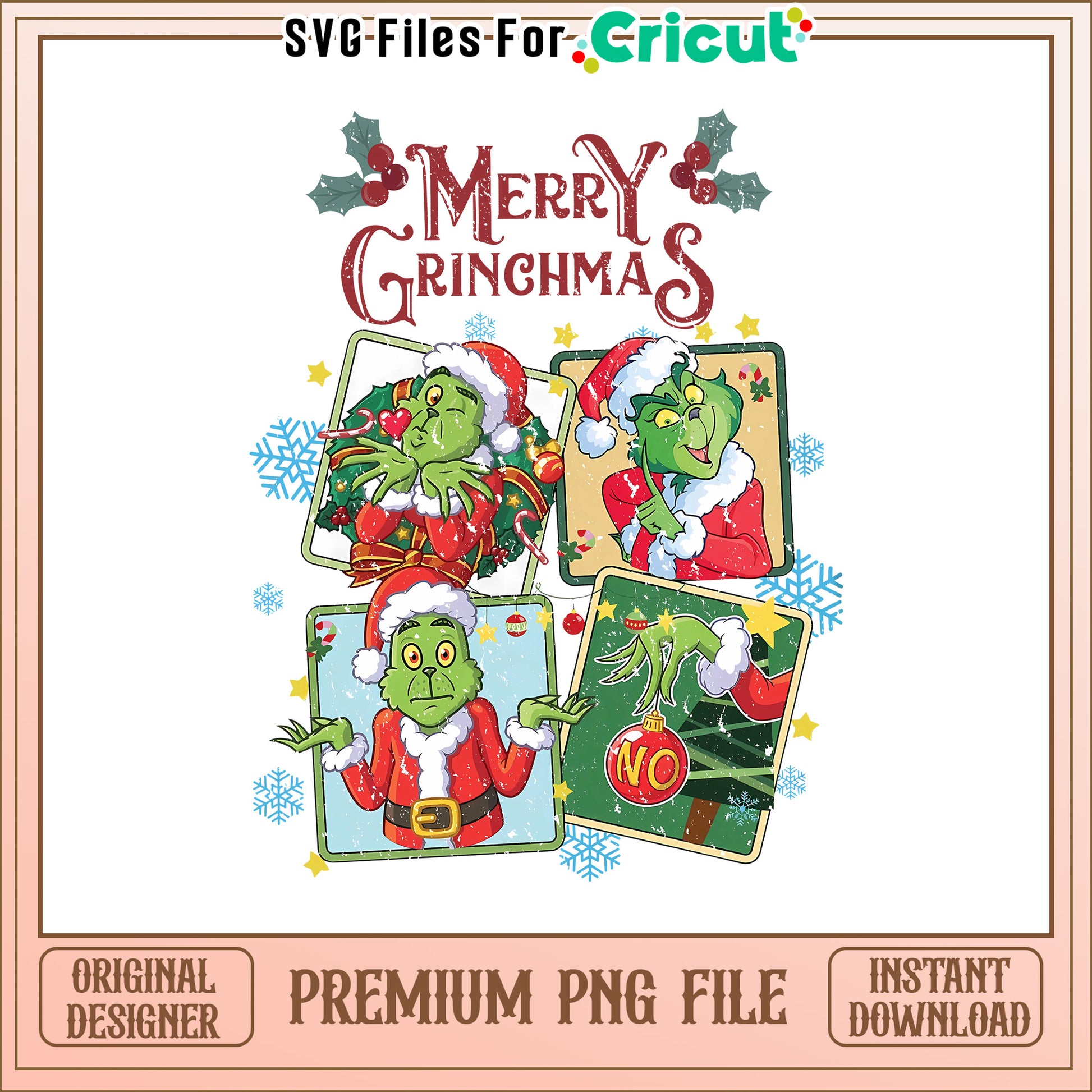 Merry grinchmas disney decorations png, grinch christmas decorations​ png