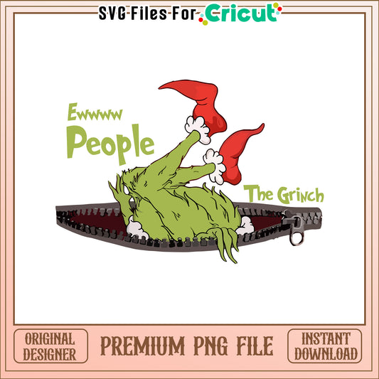 Merry grinchmas eww people png, grinch disney plus​ png