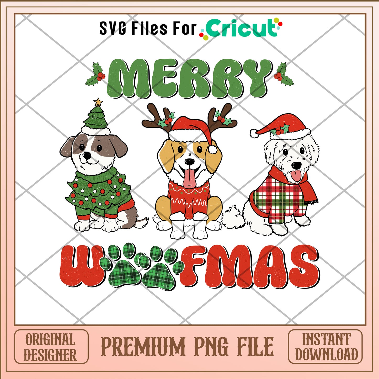 Merry woofmas png, Dog cosplay reindeer png, christmas png