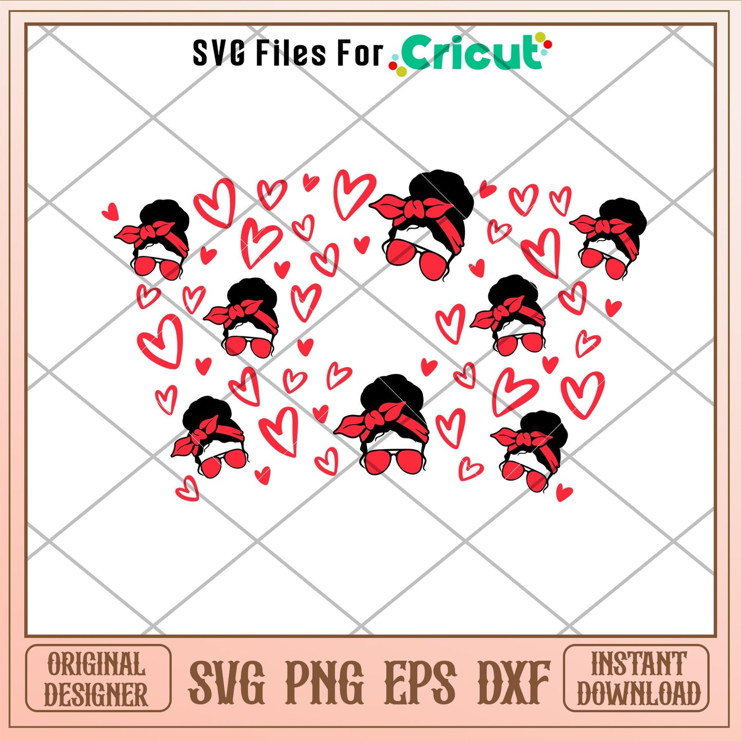 Messy Bun And Getting Shit Done 1, Messy Bun And Getting Shit Done Full Wrap Svg
