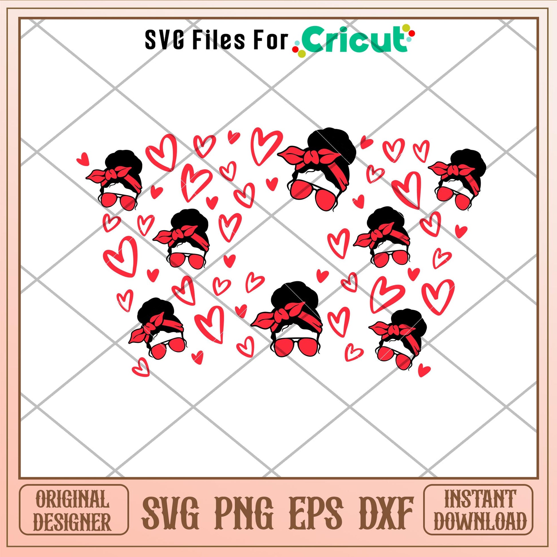 Messy Bun And Getting Shit Done 1, Messy Bun And Getting Shit Done Full Wrap Svg