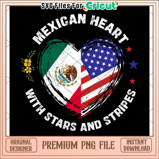 Mexico hearts with stars and stripes png, mexican league standings png, gulf of mexico​ png