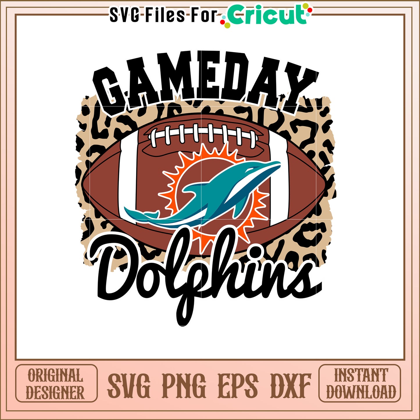 Miami Dolphins Game Day SVG