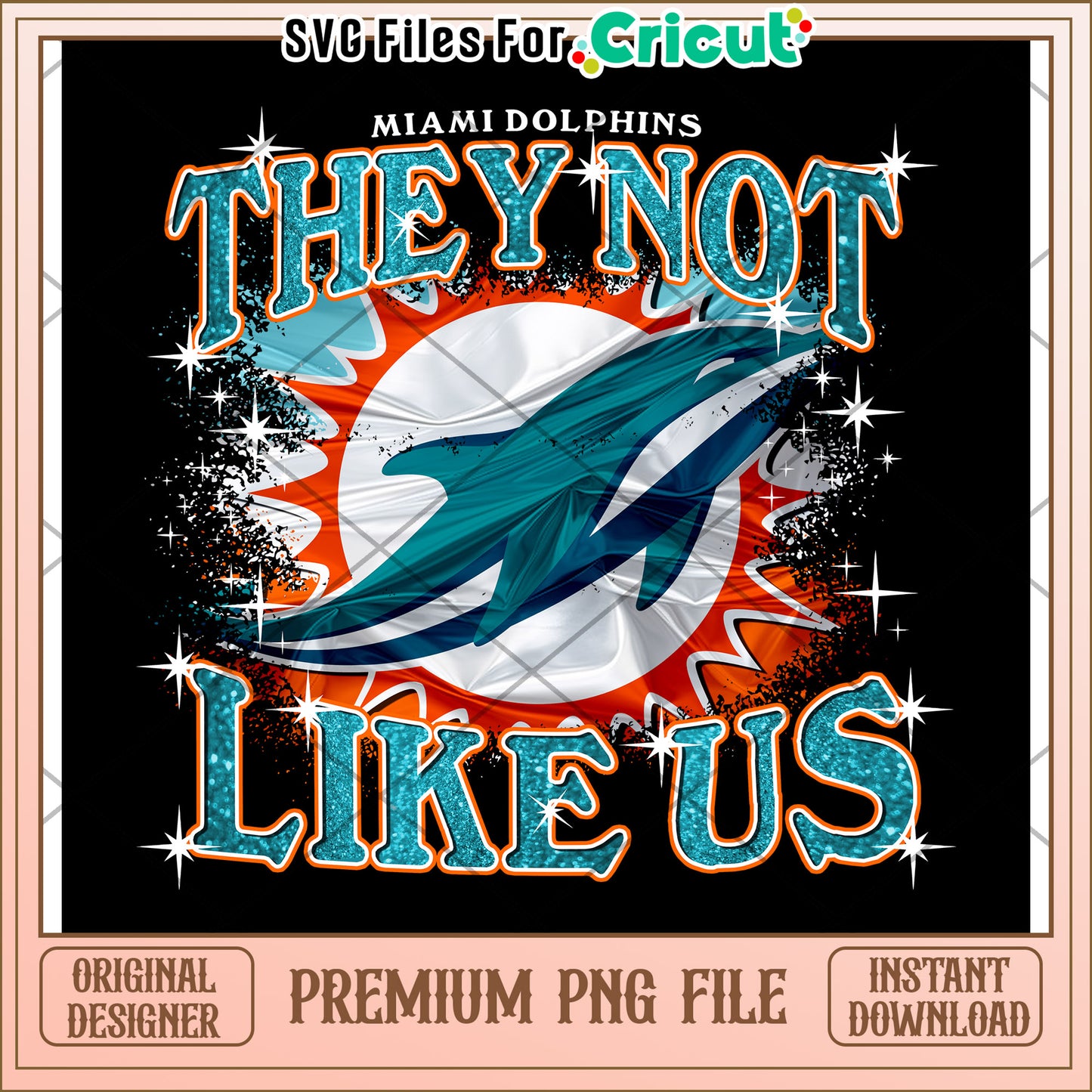 Miami Dolphins SVG PNG Design, Perfect for Cricut Projects