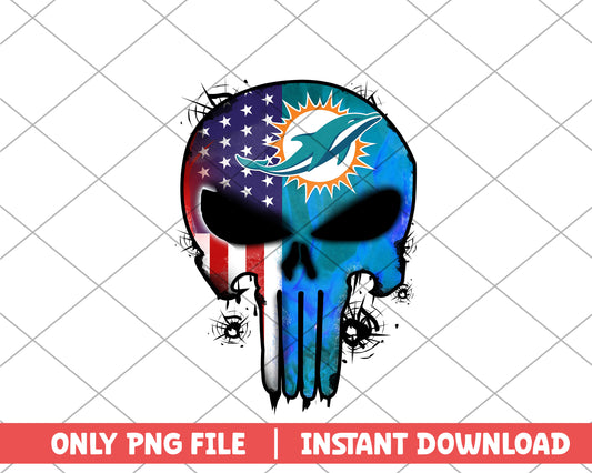 Miami Dolphins punisher png, Miami Dolphins png