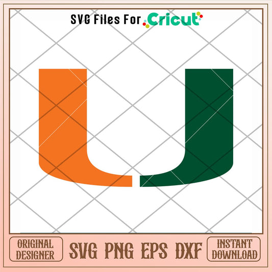 Miami Hurricanes Logo Svg, Miami Hurricanes Svg, NCAA Svg