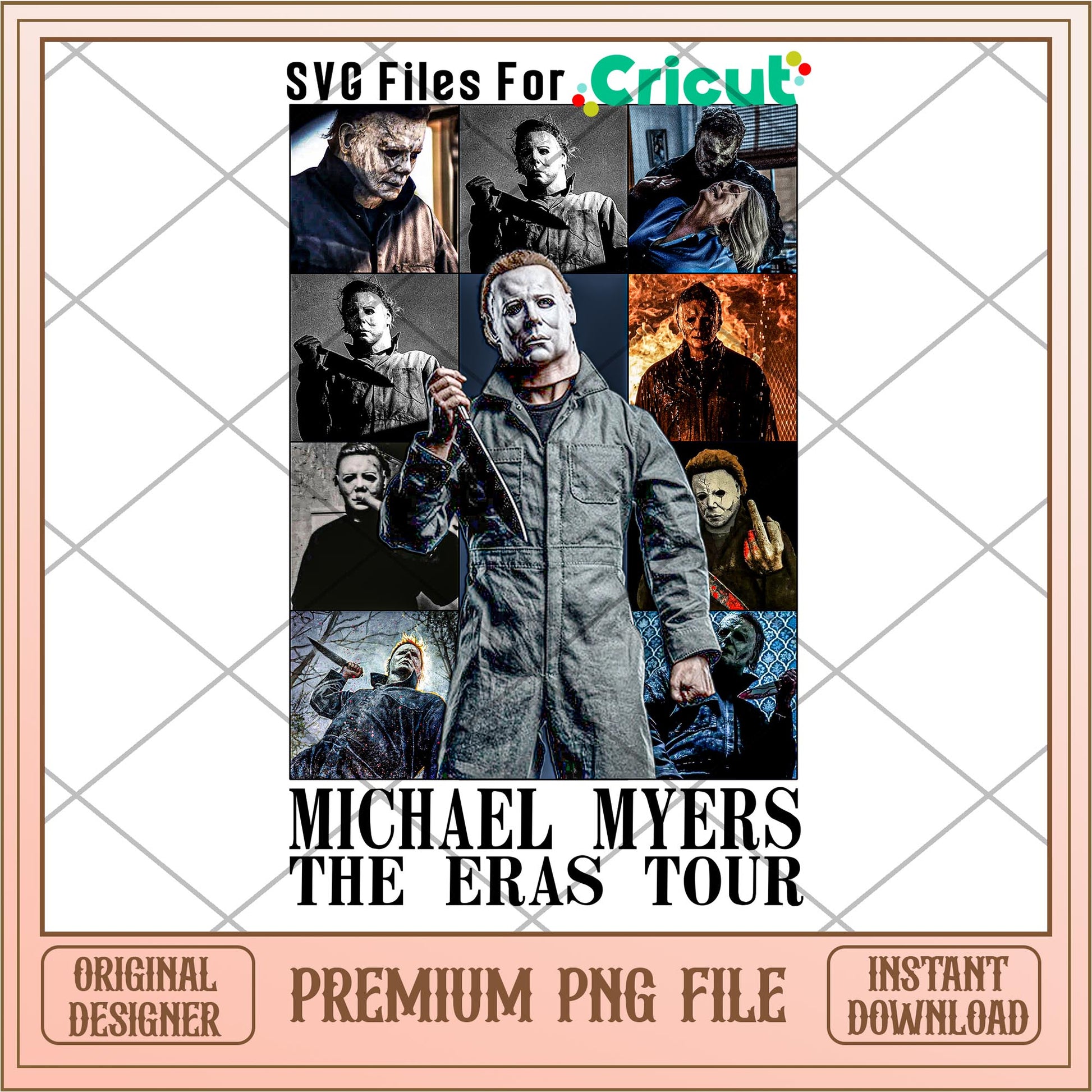 Michael Myers Eras Tour png, Horror characters png, digital download
