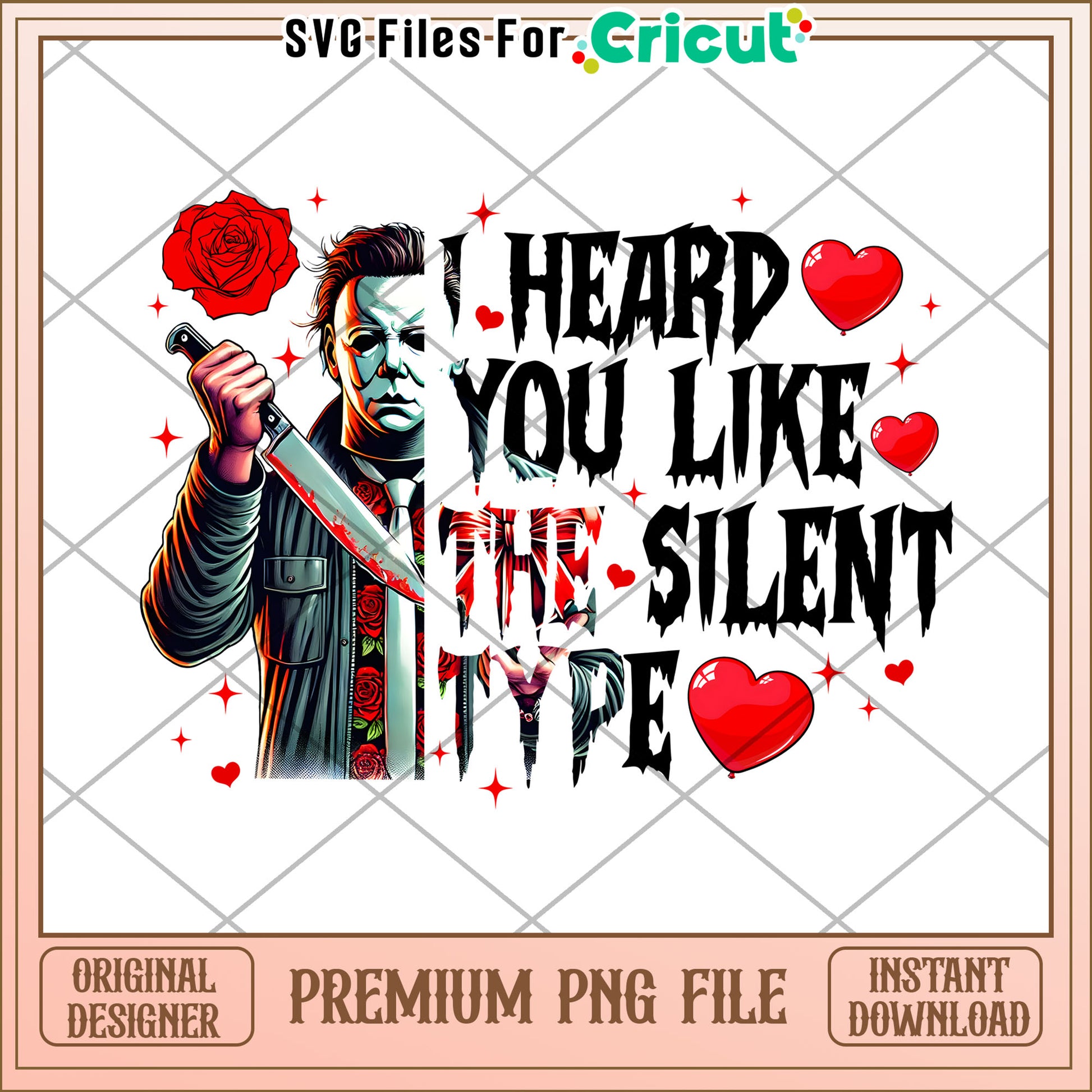 Michael Myers Valentine PNG Design