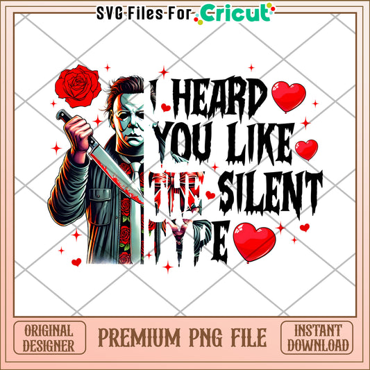 Michael Myers Valentine PNG Design