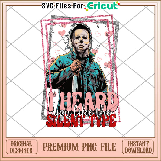 Michael Myers Valentines PNG Sublimation