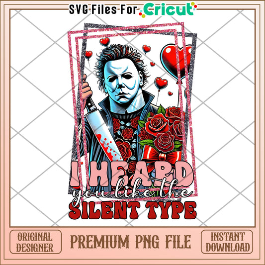 Michael Myers Valentines PNG Sublimation