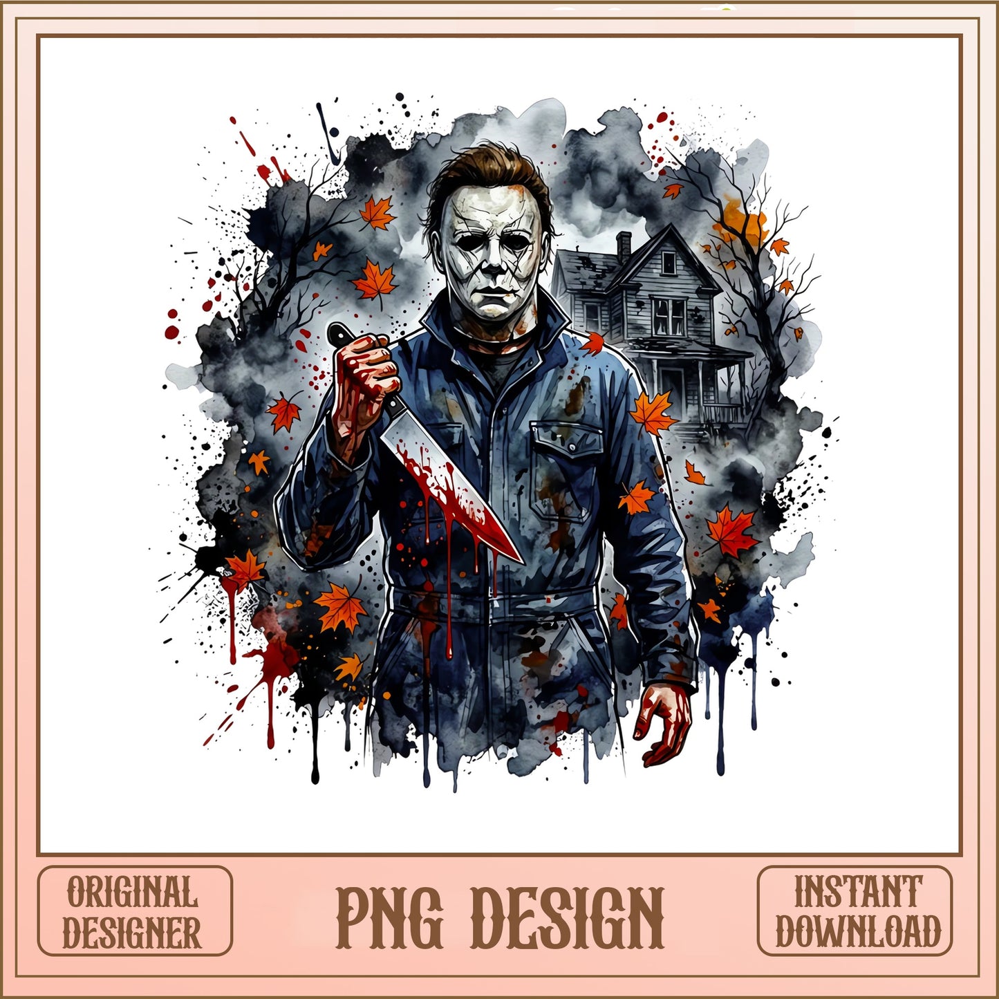 Michael Myers Halloween PNG, Horror Movie PNG, Scary Killer PNG