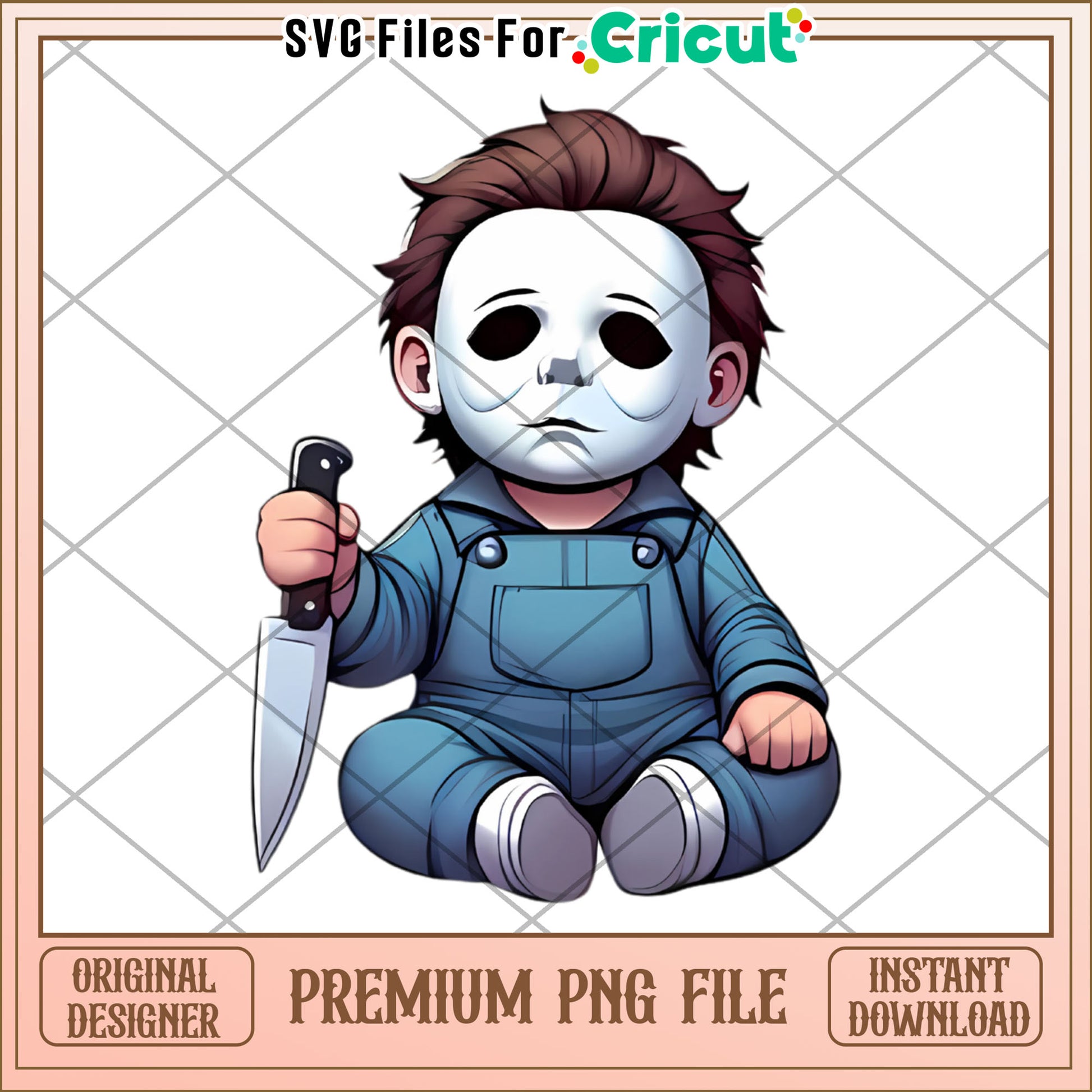 Michael chibi png, halloween decorations​ png, halloween ends​ png