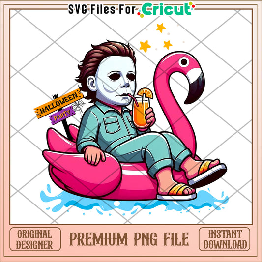 Michael myers summer png, trick or treat png, halloween wallpaper​ png