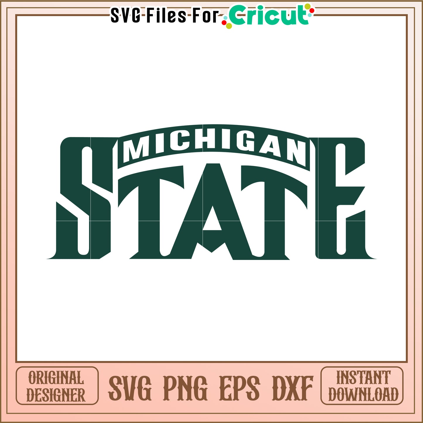Michigan State SVG File for Cricut, Perfect for Creative Projects at Home