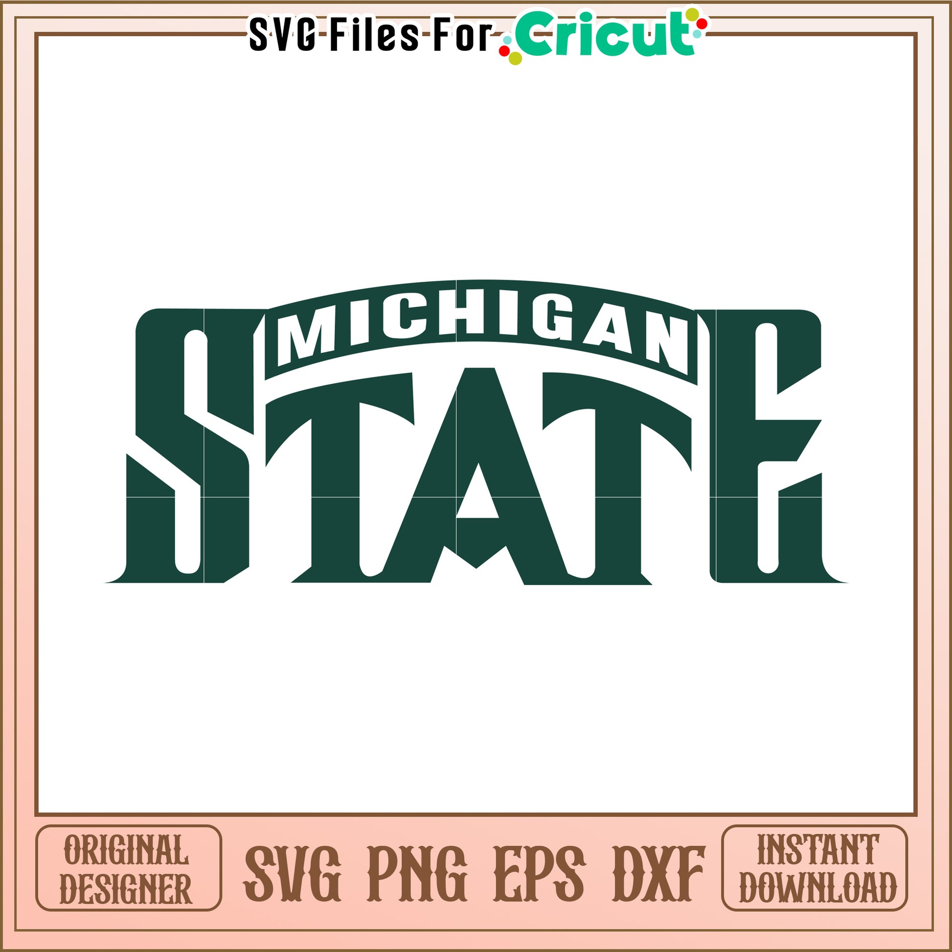 Michigan State SVG File for Cricut, Perfect for Creative Projects at Home
