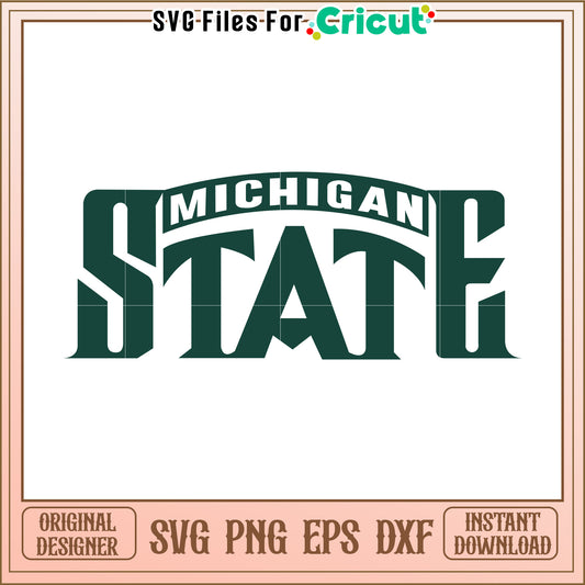 Michigan State SVG File for Cricut, Perfect for Creative Projects at Home