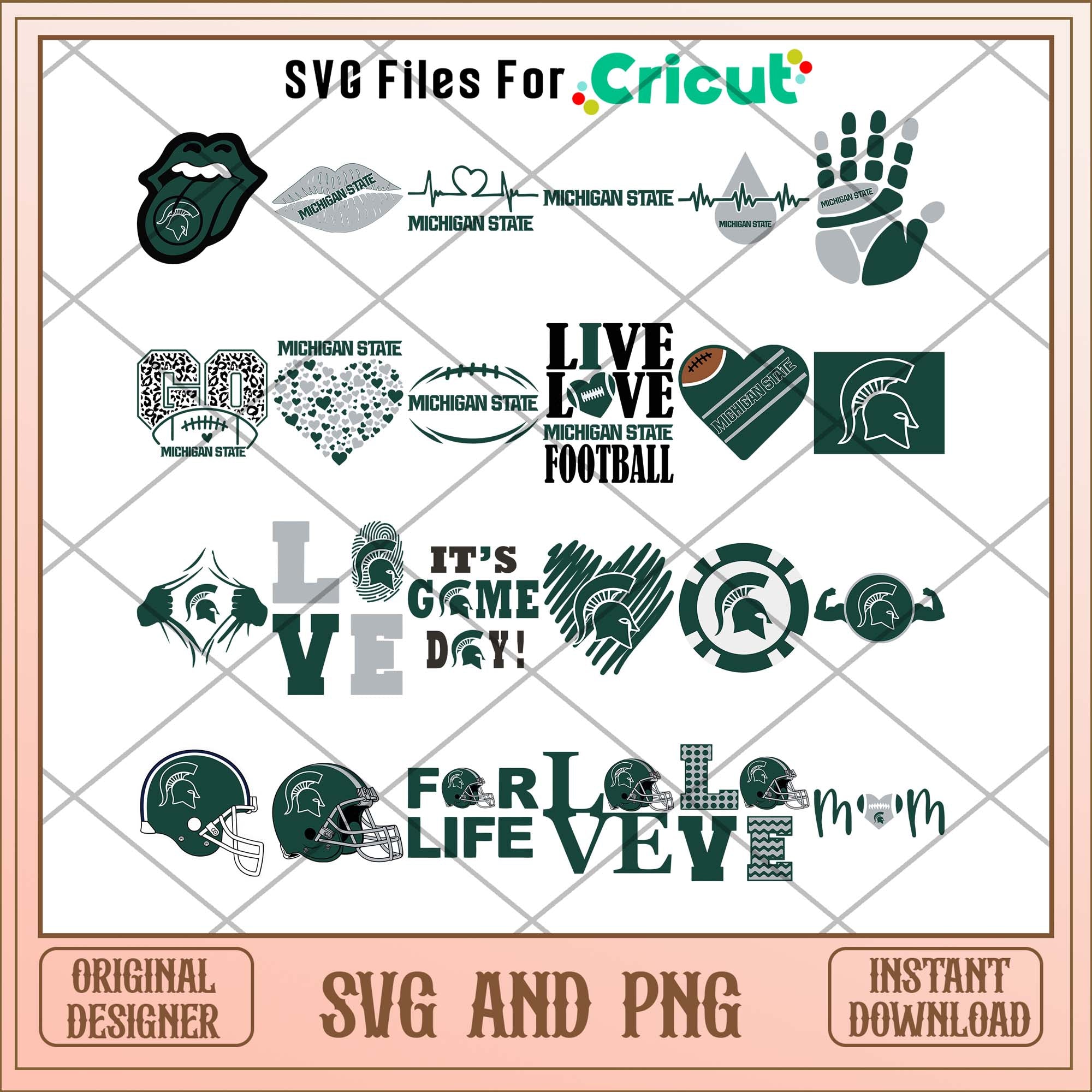 Michigan State Spartans love svg, Michigan Spartans svg bundle, NCAA s ...