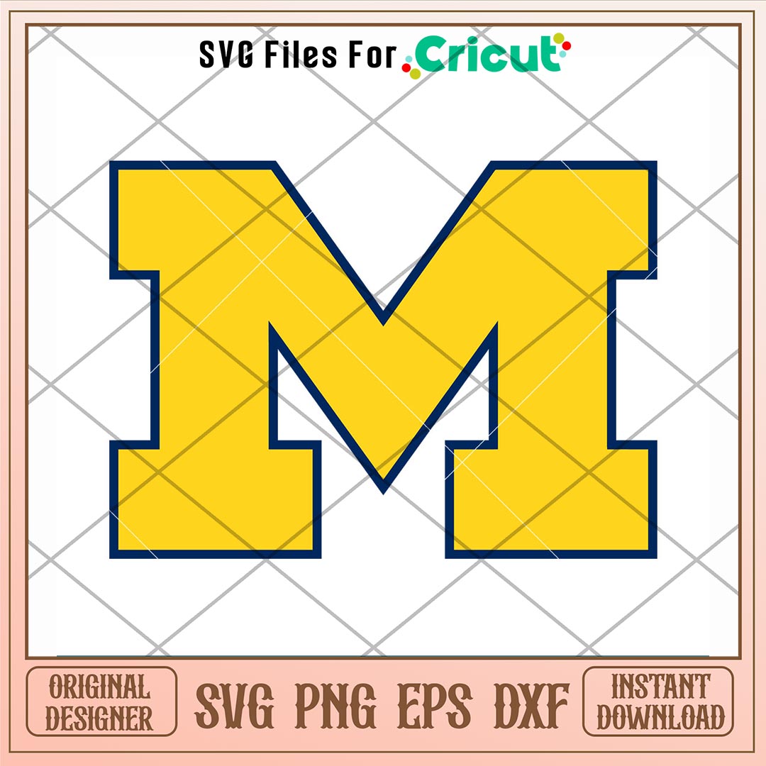 Michigan Wolverines Logo Svg, Michigan Wolverines Svg, NCAA Svg