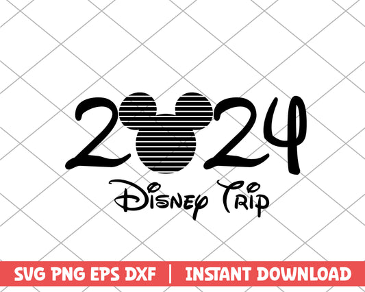 Mickey 2024 disney trip disney svg
