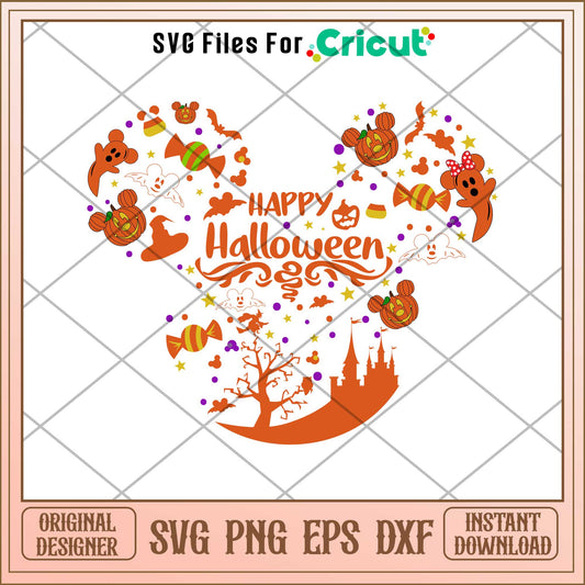 Mickey And Friends Halloween  svg, Disney characters svg, Digital Download